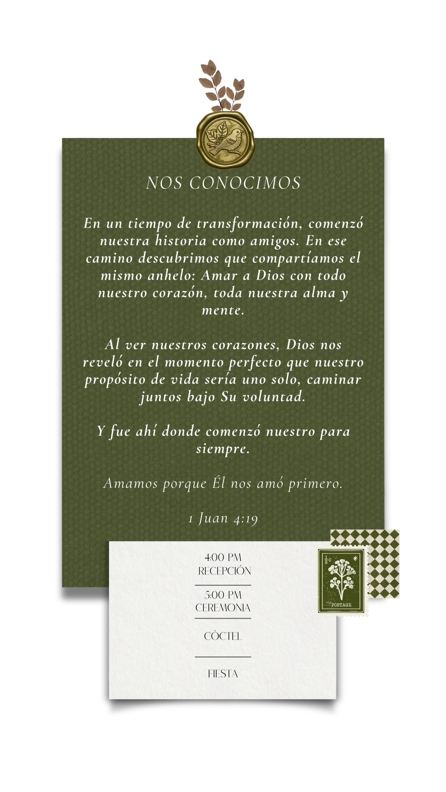 3NUESTRA HISTORIA + HORARIO